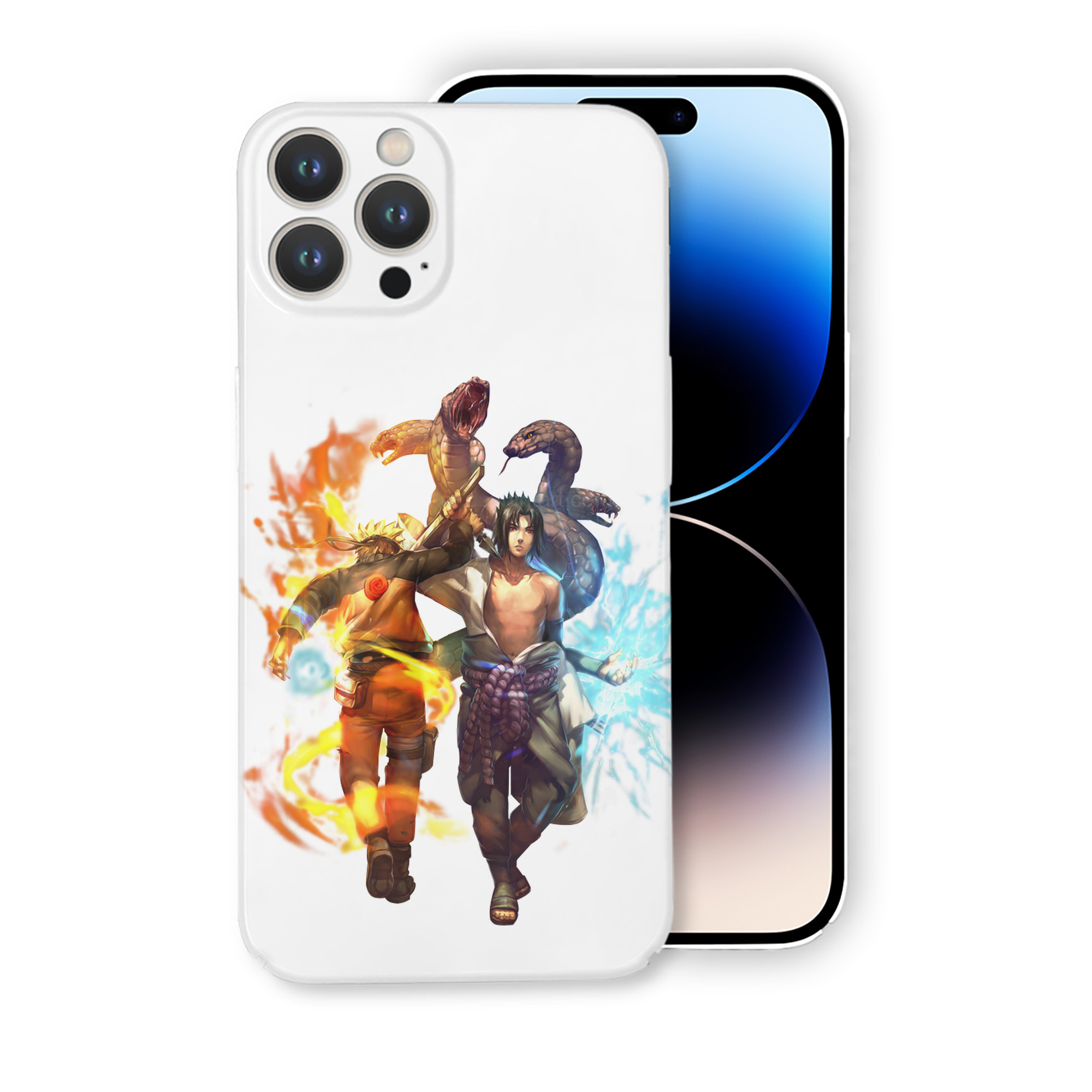 （画像用） NARUTO -ナルト- うちは サスケ Uchiha Sasuke 【iPhone 14シリーズ対応】ハードケース